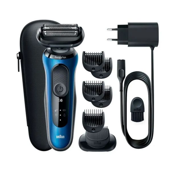 Бритва Braun Series 6 61-B1500s синий, черный