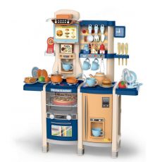 Игровой набор Pituso Кухня Home kitchen 63 эл-та бежевый, синий