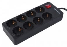 Сетевой фильтр Ippon BK-258 (5 м) черный черный